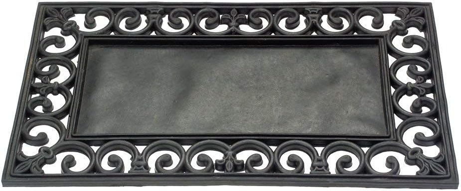 Coco&Coir TWO-in-ONE Coir doormat | Rubber base + 2 insert mats | Swappable | Premium Quality | Eco-Friendly | Outdoor | Heavy Duty | Entrance Door Mat | 45 x 75 cm (Two in one)