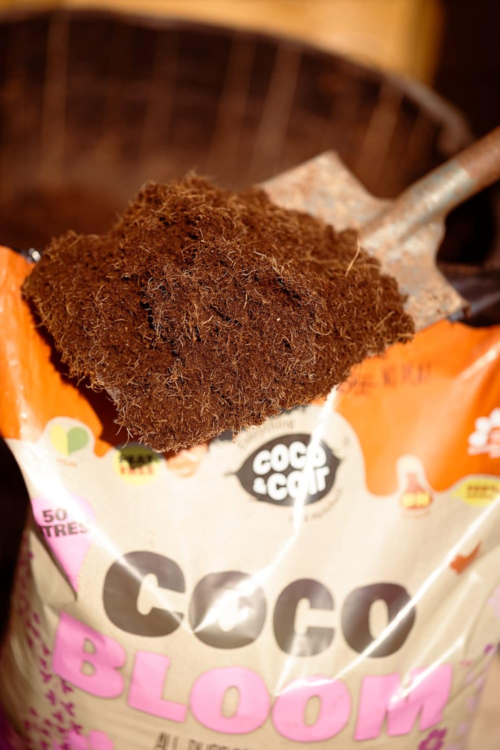 Peat-free Multi Purpose Coir Compost | Nutrient Rich All Purpose Potting Compost - Coco & Coir Coco Bloom (50L)