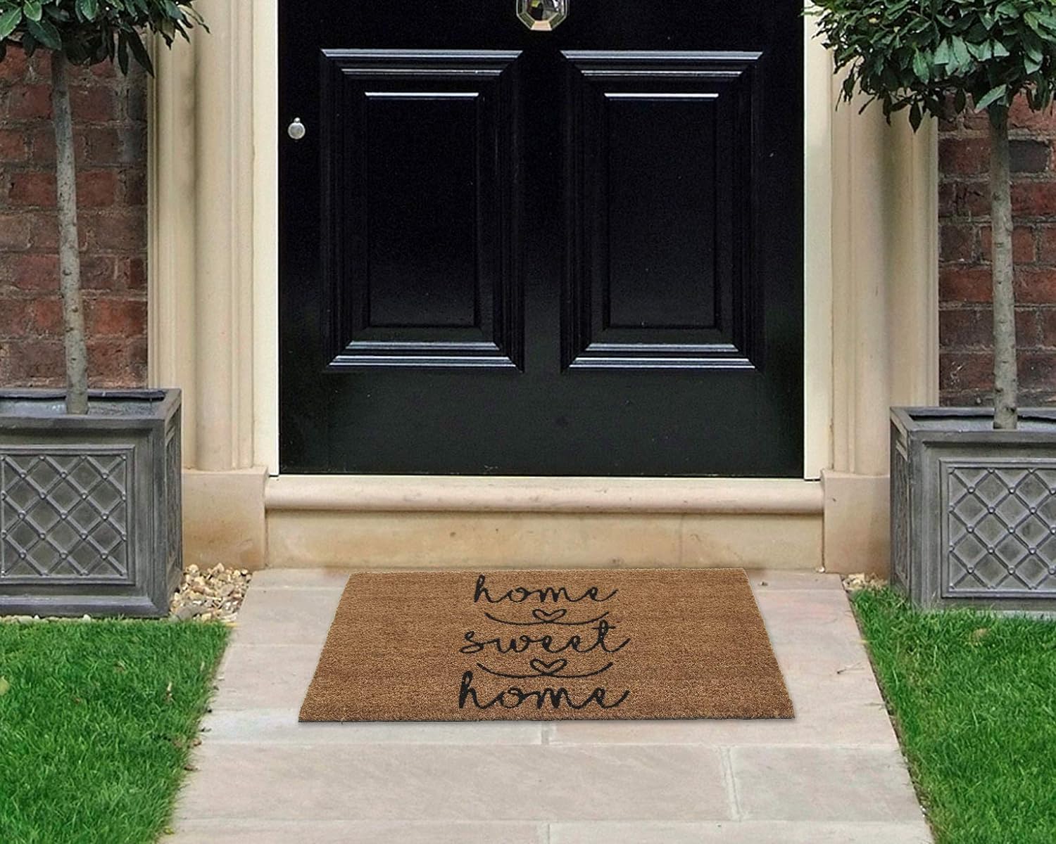 Coco&Coir Door Mat | Indoor | Natural Coir Welcome Mat | Durable Long-Lasting Home Sweet Home Design