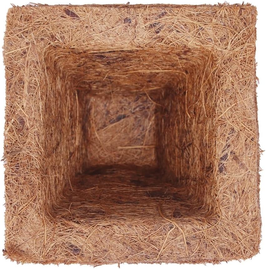 Coco & Coir Biodegradable Plant Pots | Plastic Free Eco-friendly Propagation Pots (Square)