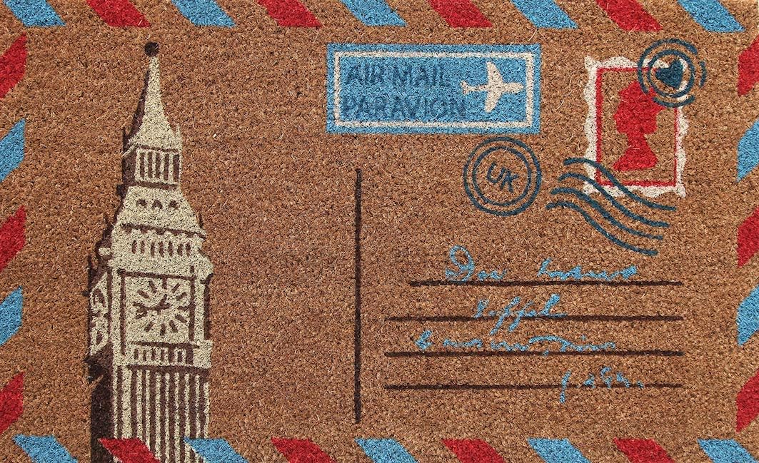 Coco&Coir Natural Coir | Non-Slip | Thick Coir | Premium Quality | Rubber Backed | Eco-Friendly | Indoor | Outdoor | Heavy Duty | Entrance Door Mat (The Mail)