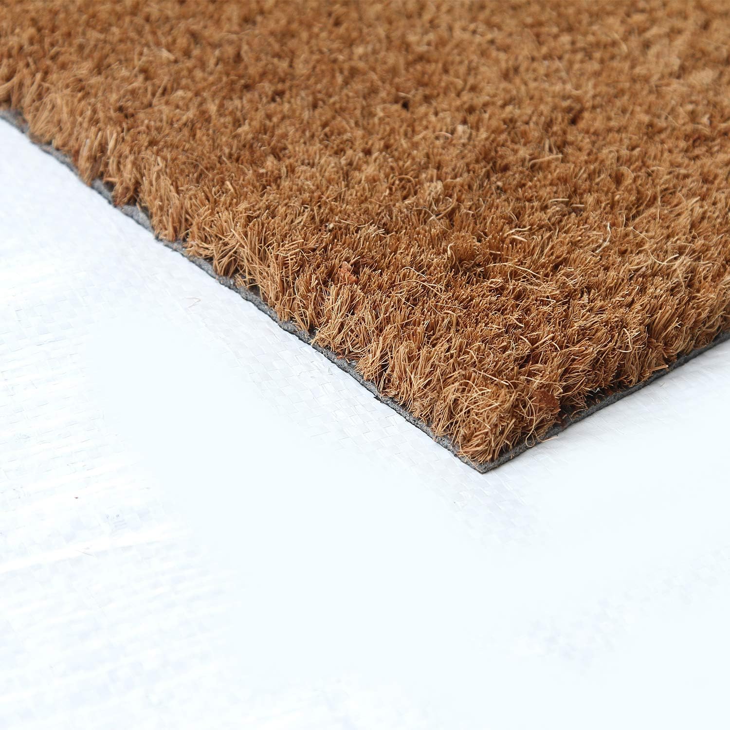 Coco&Coir Natural Coir | Non-Slip | Thick Coir | Premium Quality | Rubber Backed Eco-Friendly | Indoor | Outdoor | Heavy Duty | Entrance Door Mat (The News)