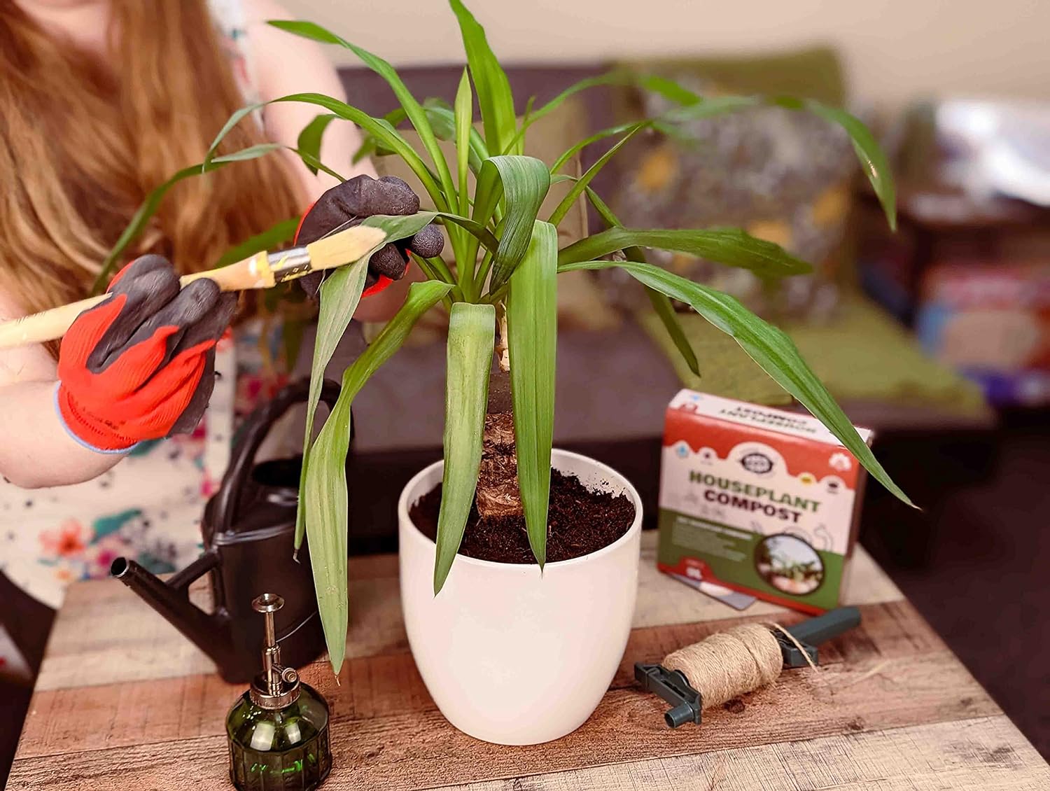 Coco & Coir Houseplant Potting Mix | Peat-free Potting Soil For Indoor Plants | Plant Food Enriched Houseplant Compost With House Plant Fertilizer Formulation (9L)