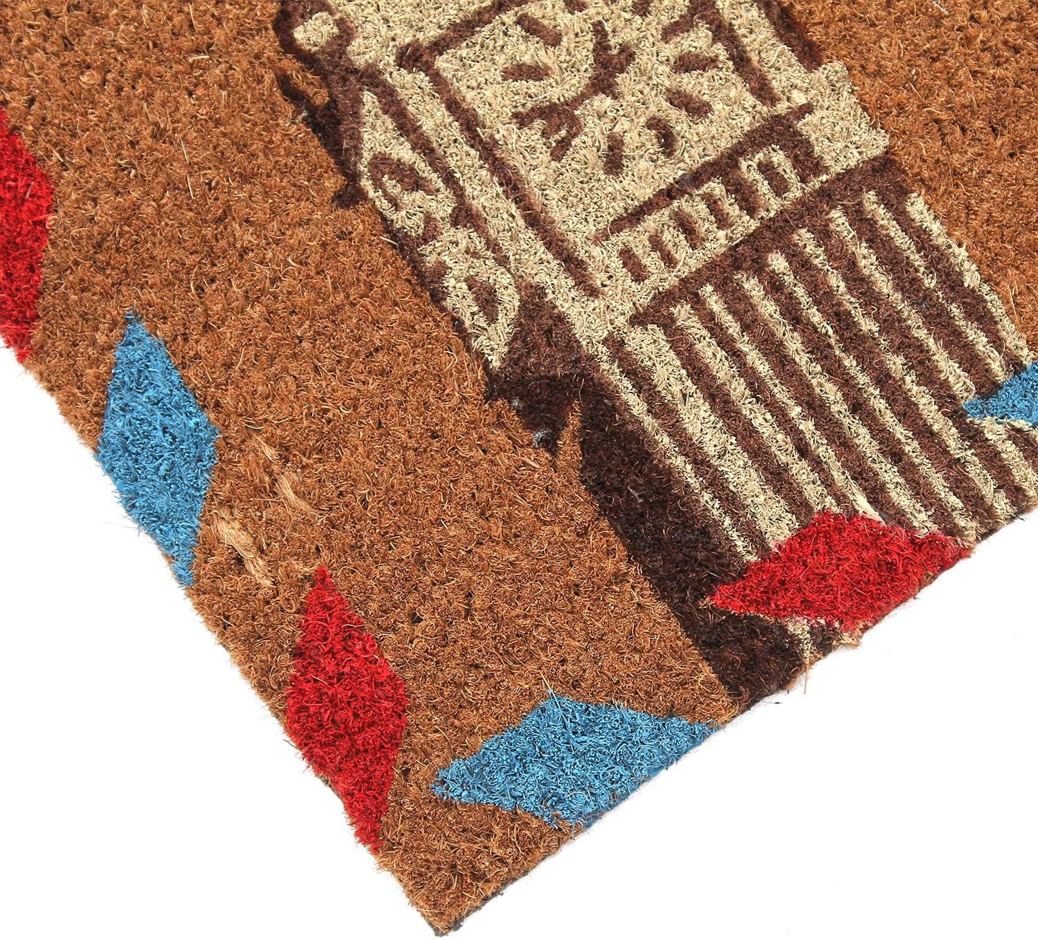 Coco&Coir Natural Coir | Non-Slip | Thick Coir | Premium Quality | Rubber Backed | Eco-Friendly | Indoor | Outdoor | Heavy Duty | Entrance Door Mat (The Mail)