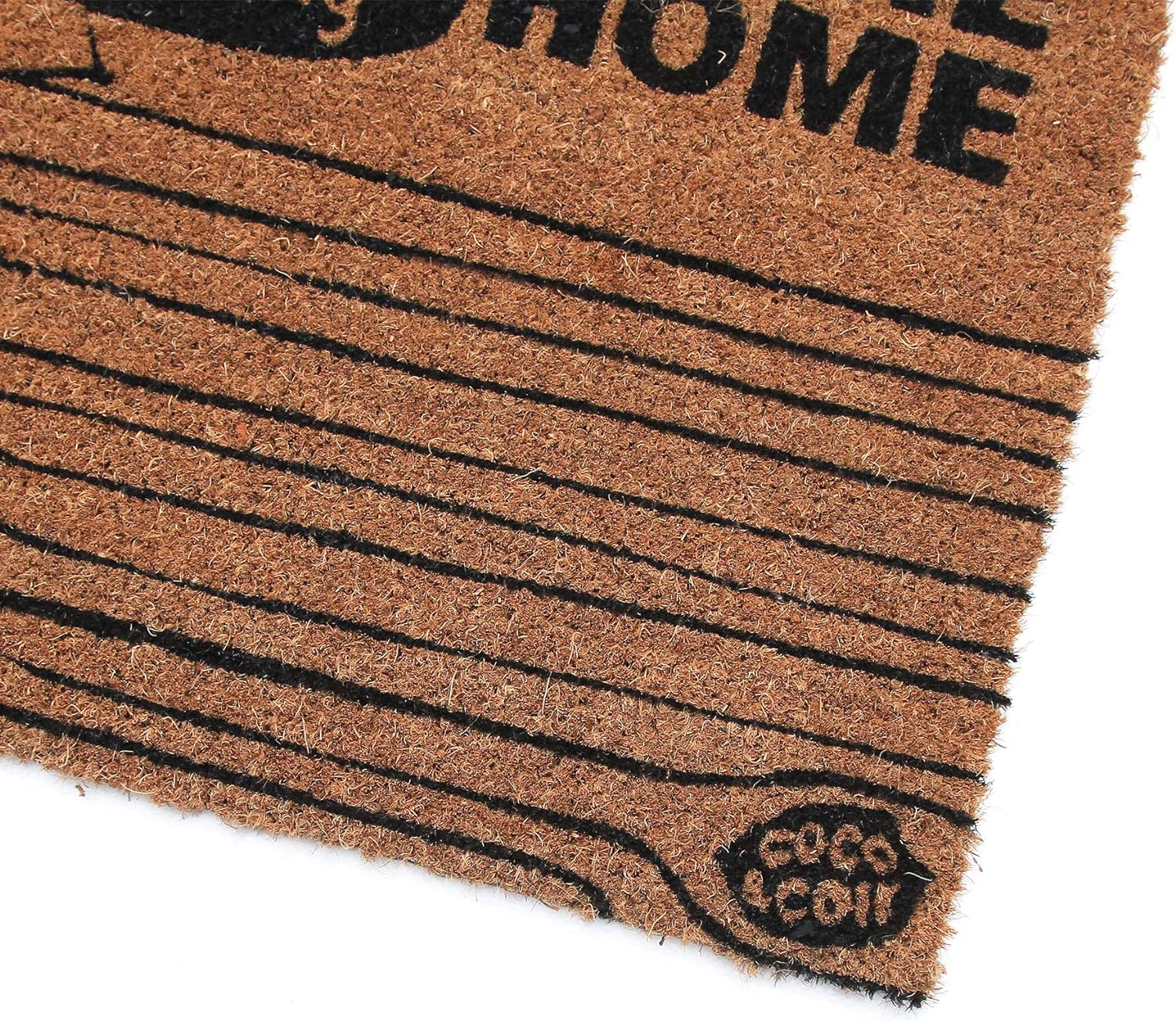 Coco & Coir Door Mat | Indoor Funny | Cat Design Entrance Welcome Mat (Cat Love)