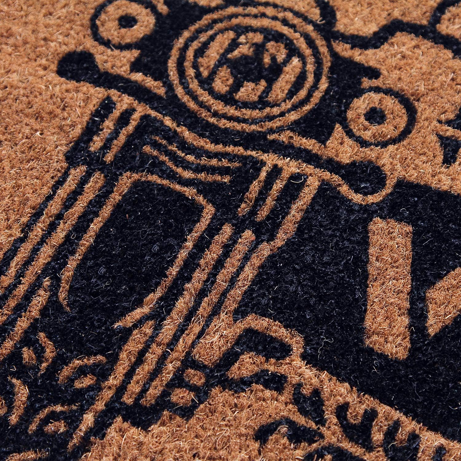 Coco & Coir Door Mats Indoor/Outdoor | Non Slip Lifestyle Entrance Mat (Vroom)