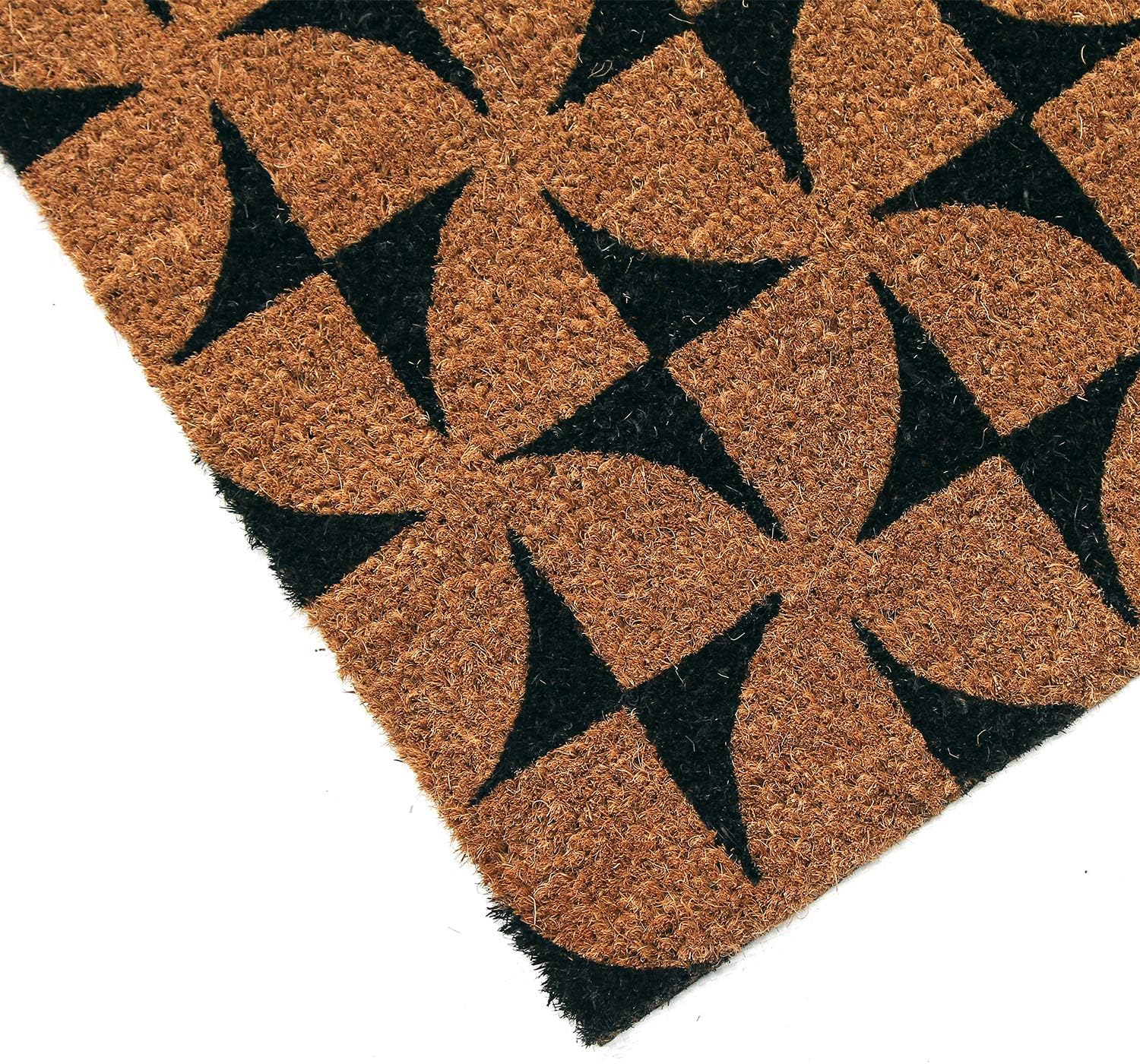 Coco&Coir Door Mat | Non-Slip | Thick Coir | Premium Quality | Rubber Backed | Eco-Friendly | Indoor | Outdoor | Heavy Duty | Bird Series | Bat Design | Door Mat (Lost Bats)