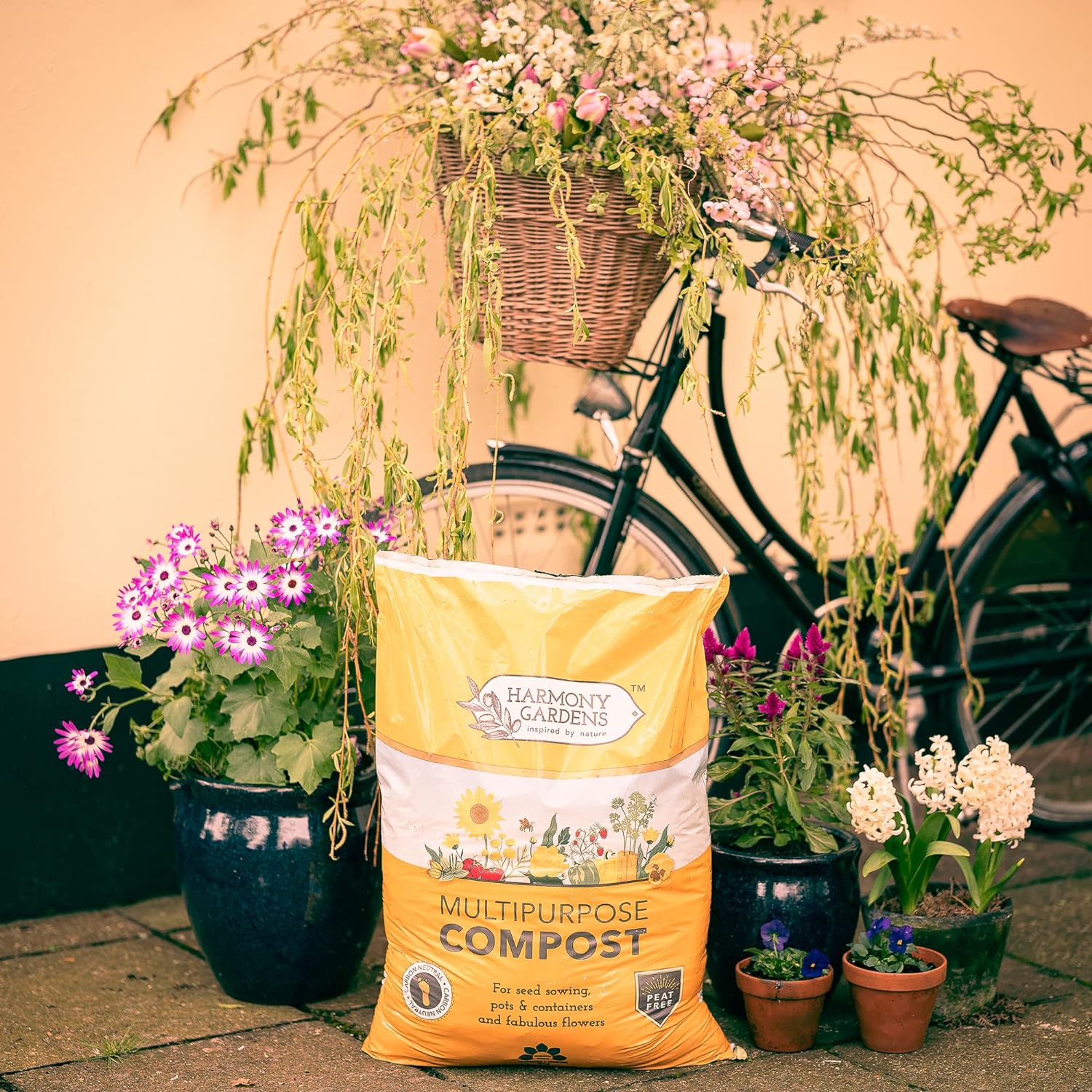Harmony Gardens Multi Purpose Potting Compost 50L | Nutrient Rich Compost for Plants | All Purpose Seeding Compost Potting Soil Mix for Indoor and Outdoor Plants