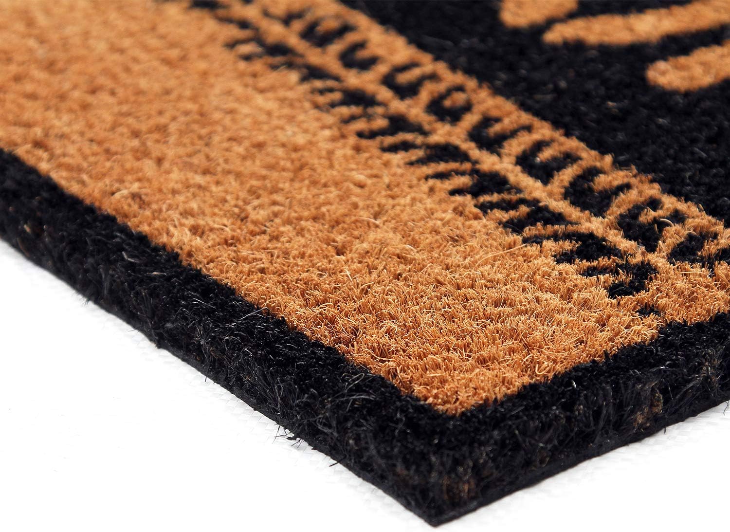 Coco & Coir Door Mats Indoor/Outdoor | Non Slip Lifestyle Entrance Mat (Vroom)