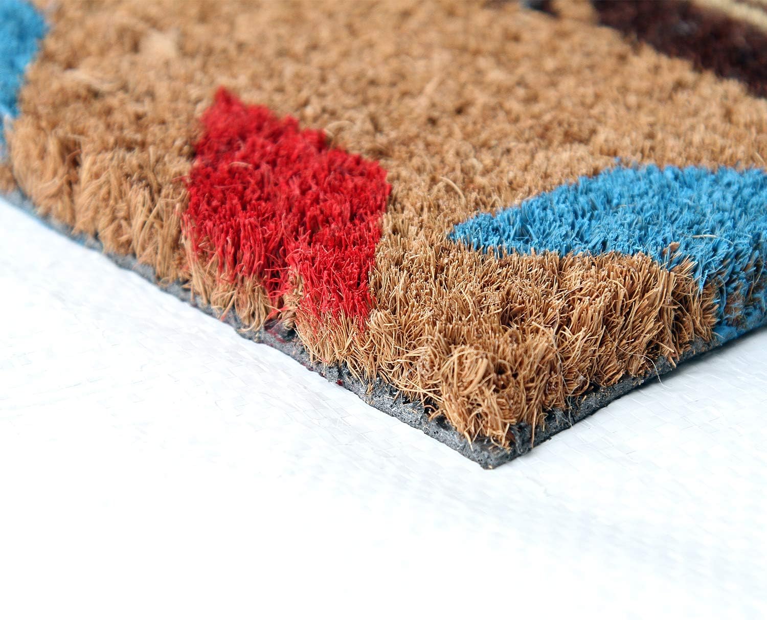 Coco&Coir Natural Coir | Non-Slip | Thick Coir | Premium Quality | Rubber Backed | Eco-Friendly | Indoor | Outdoor | Heavy Duty | Entrance Door Mat (The Mail)
