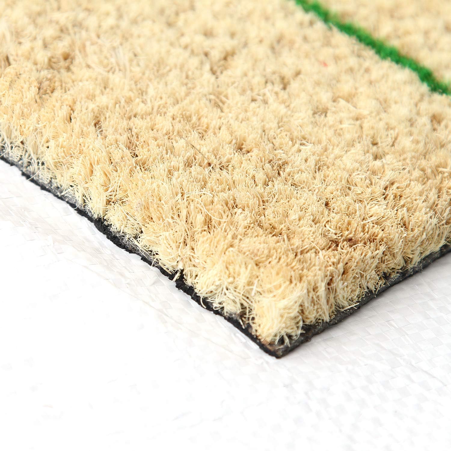 Coco & Coir Door Mats Indoor/Outdoor | Non Slip Bold Poppy Design Welcome Entrance Mat (Eternal Poppy)