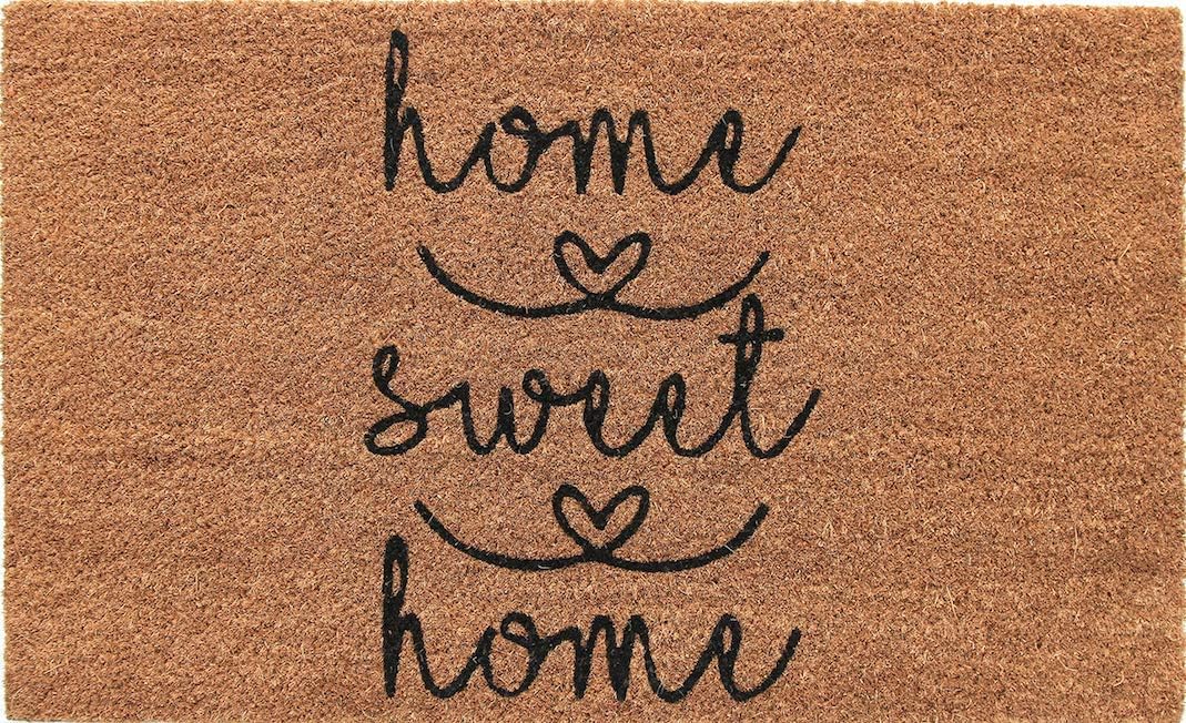 Coco&Coir Door Mat | Indoor | Natural Coir Welcome Mat | Durable Long-Lasting Home Sweet Home Design