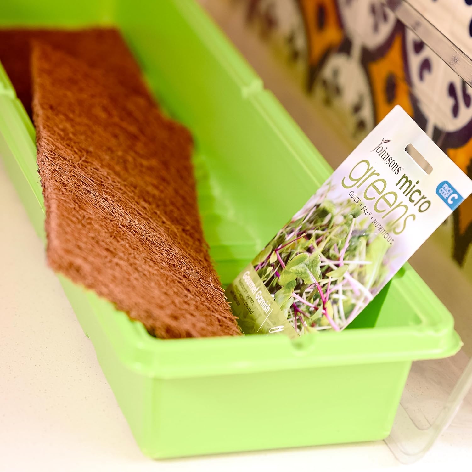 Microgreen Kit Replacement Growing Mats | Natural Long-Lasting Coir Mats for All Coco&Coir Microgreen Kits