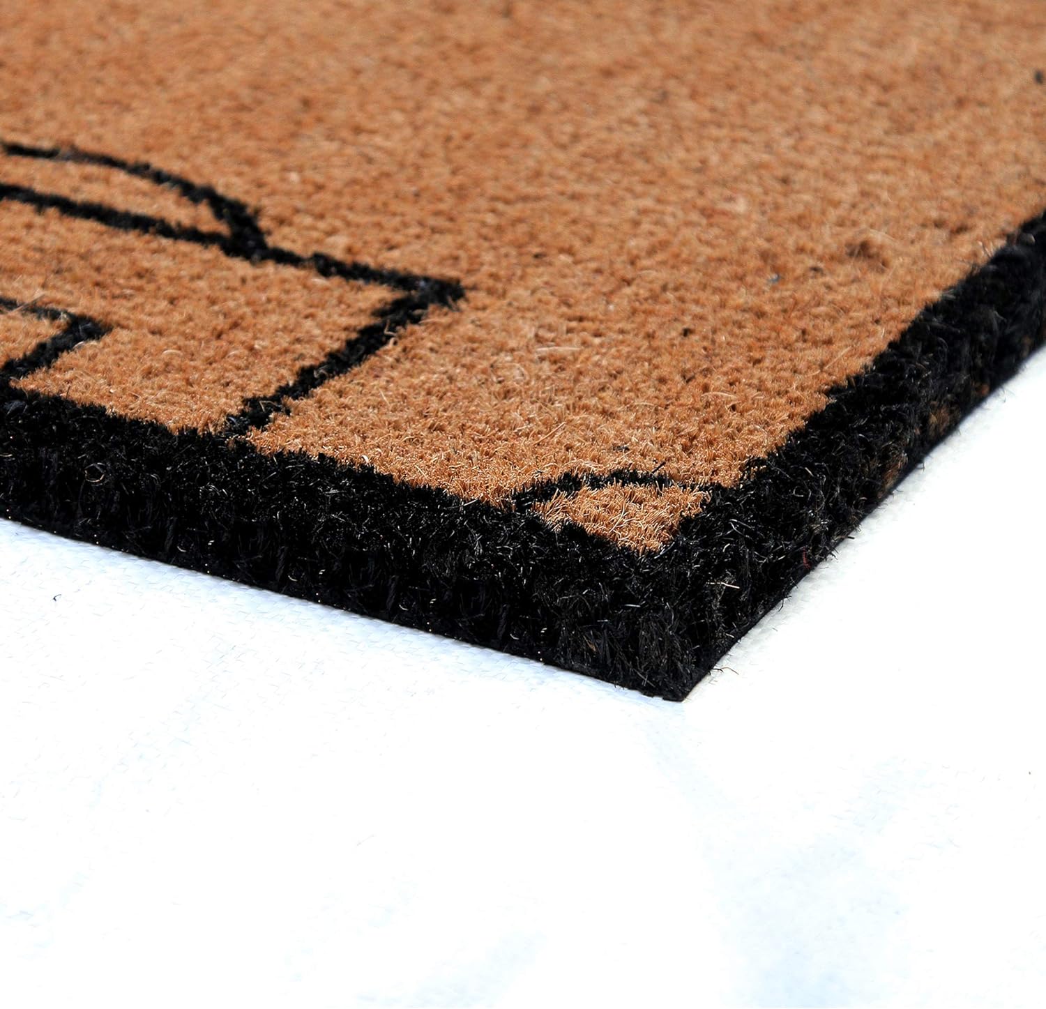 Coco&Coir Natural Coir | Non-Slip | Thick Coir | Premium Quality | Rubber Backed | Eco-Friendly | Indoor | Outdoor | Heavy Duty | Football Themed | Entrance Door Mat (The Game)