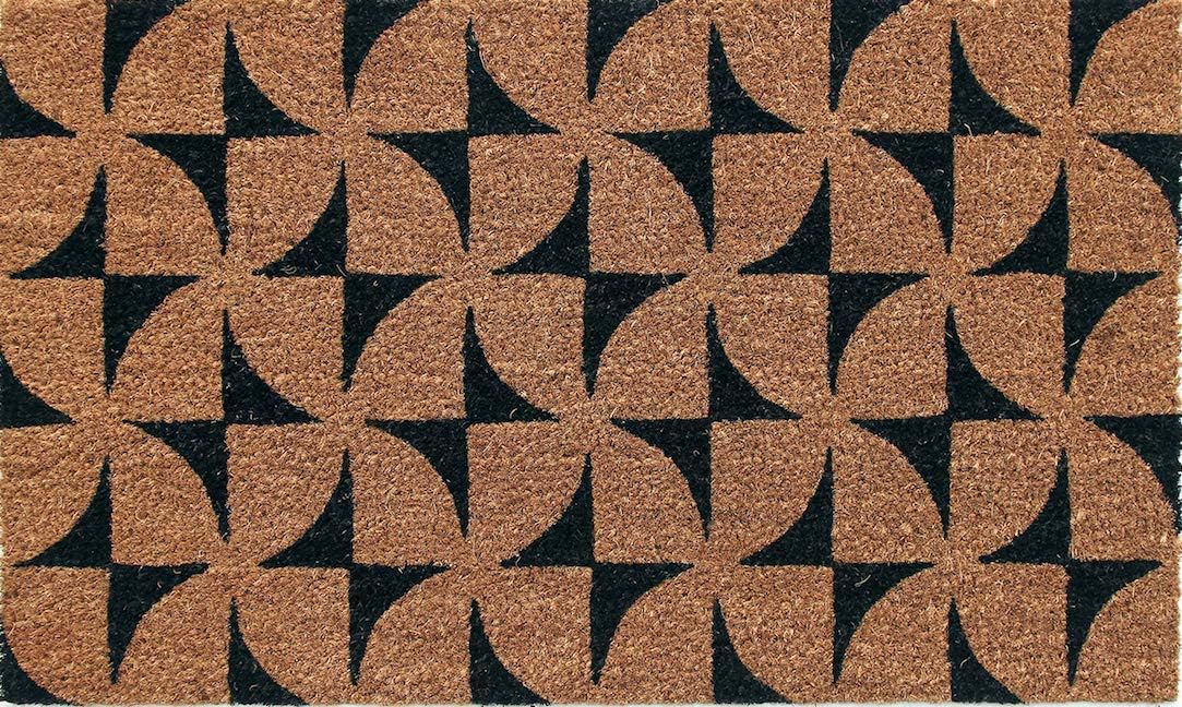 Coco&Coir Door Mat | Non-Slip | Thick Coir | Premium Quality | Rubber Backed | Eco-Friendly | Indoor | Outdoor | Heavy Duty | Bird Series | Bat Design | Door Mat (Lost Bats)