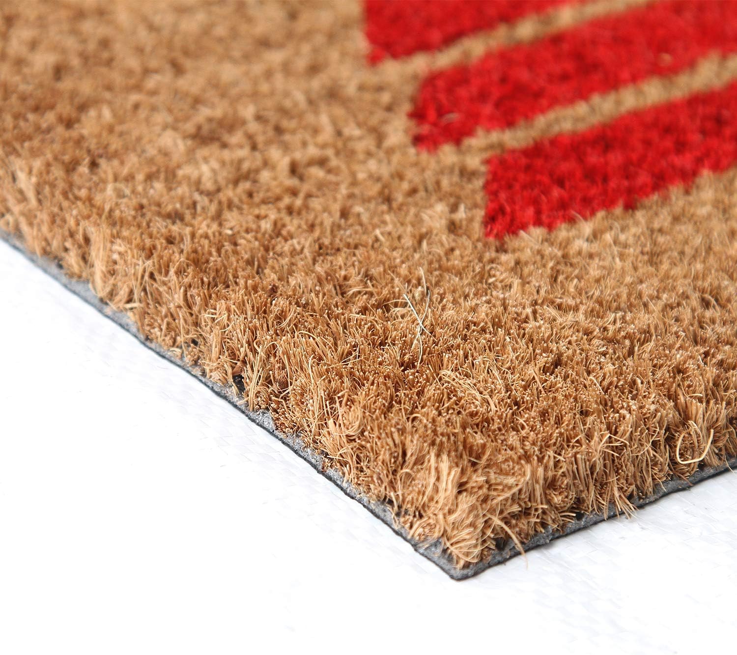 Coco&Coir Door Mat | Non-Slip | Thick Coir | Premium Quality | Rubber Backed | Eco-Friendly | Indoor | Outdoor | Heavy Duty | Christmas Theme | Xmas Entrance Door Mat (Christmas Tree)