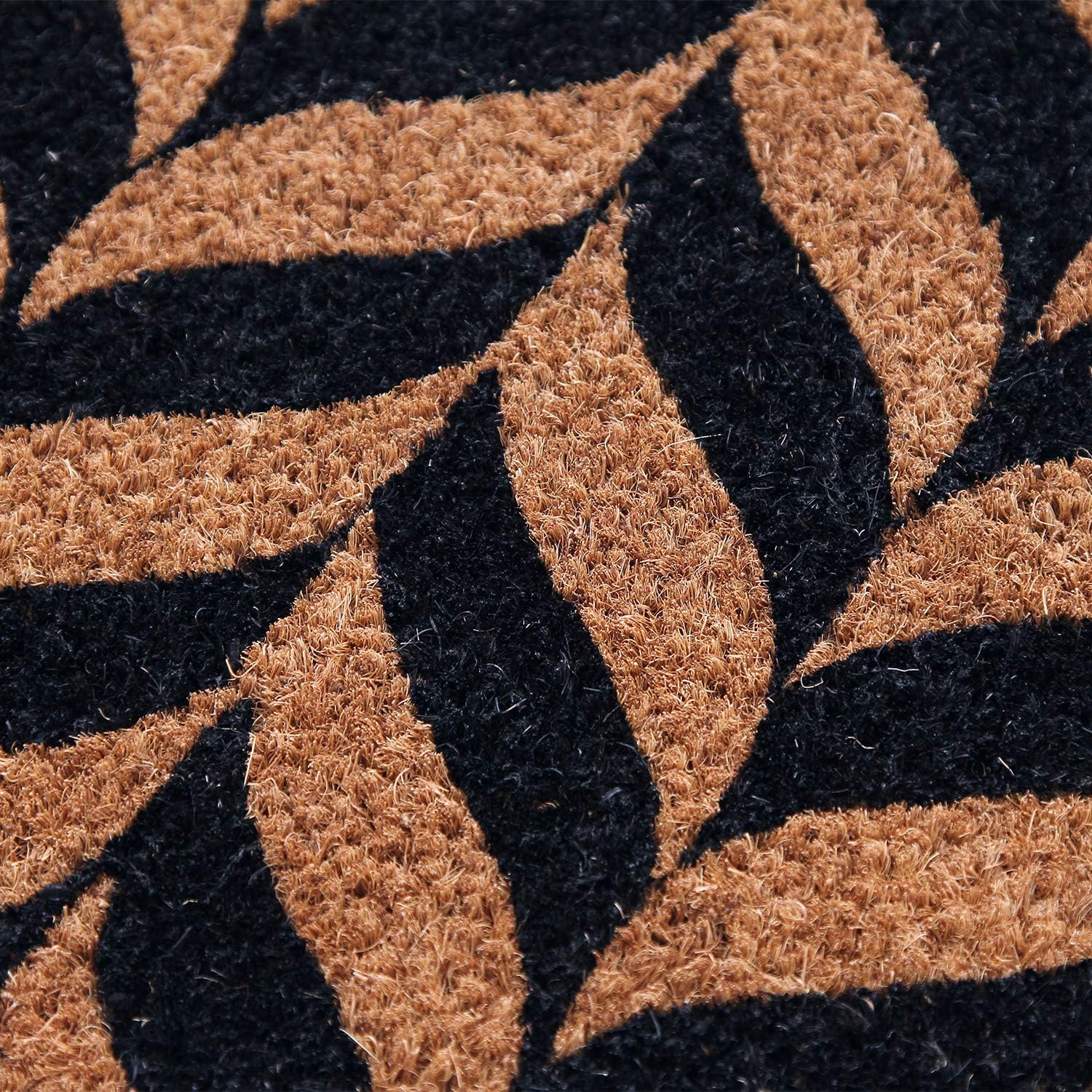 Coco&Coir Door Mat | Non-Slip | Thick Coir | Premium Quality | Rubber Backed | Eco-Friendly | Indoor | Outdoor | Heavy Duty | Patterned | Entrance Door Mat (Paddy)