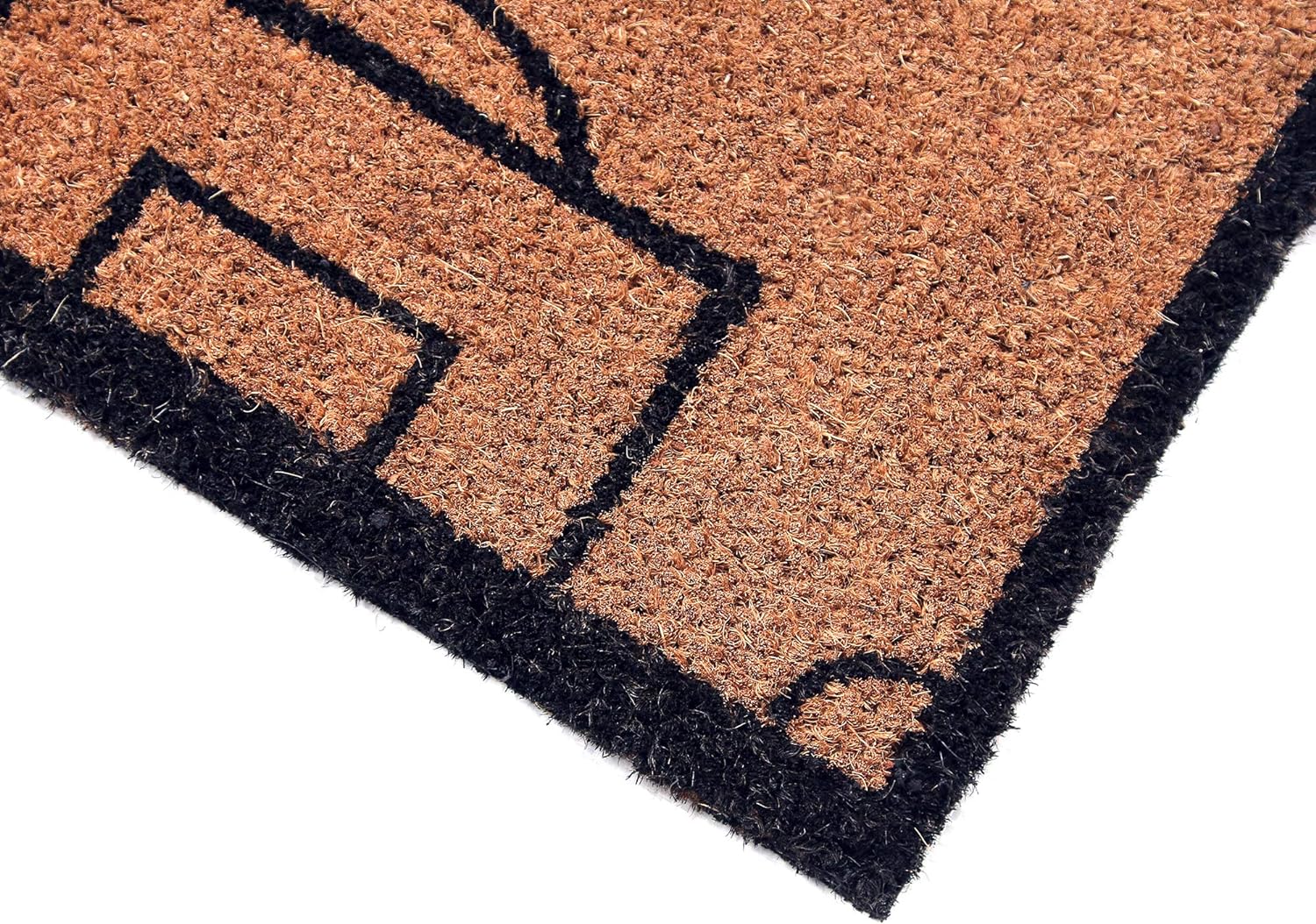 Coco&Coir Natural Coir | Non-Slip | Thick Coir | Premium Quality | Rubber Backed | Eco-Friendly | Indoor | Outdoor | Heavy Duty | Football Themed | Entrance Door Mat (The Game)