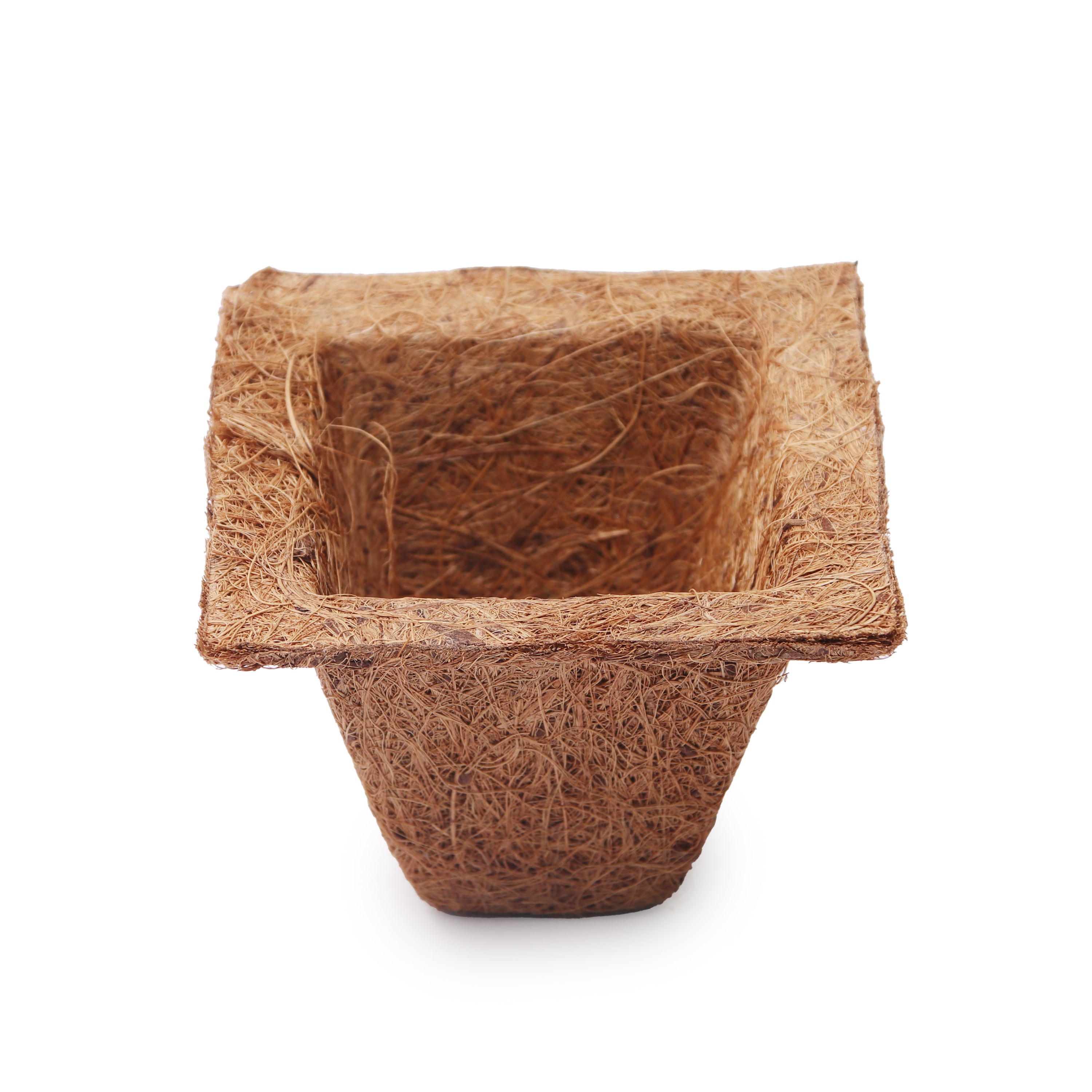 Coco & Coir Biodegradable Plant Pots | Plastic Free Eco-friendly Propagation Pots (Square)